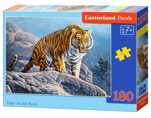 Castorland Tiger on the Rock, Puzzle 180 db-os (B-018451)