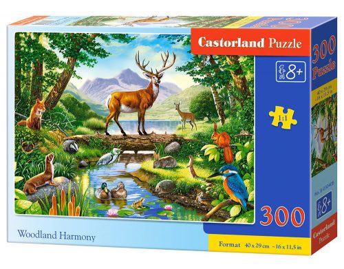 Castorland Woodland Harmony, Puzzle 300 db-os (B-030408)