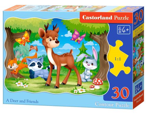 Castorland A Deer and Friends, Puzzle 30 db-os (B-03570-1)