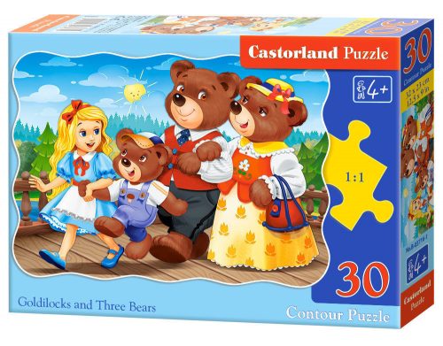 Castorland Goldilocks and Trree Bears,Puzzle 30 Tei (B-03716-1)