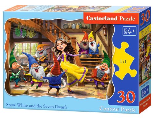 Castorland Snow White and the Seven Dwarfs,Puzzle30 db-os (B-03754-1)