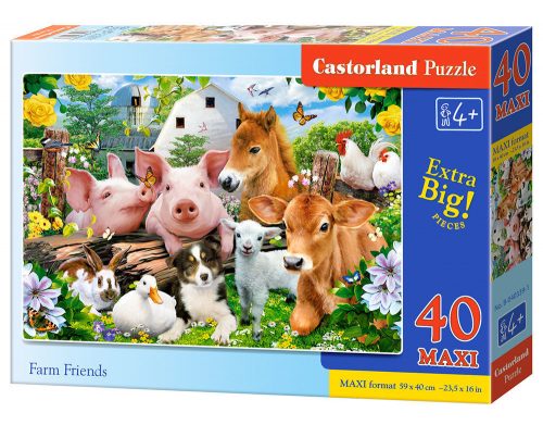 Castorland Farm Friends Puzzle 40 db-os (B-040339-1)