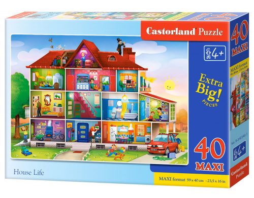 Castorland House Life, Puzzle 40 db-os (B-040346-1)