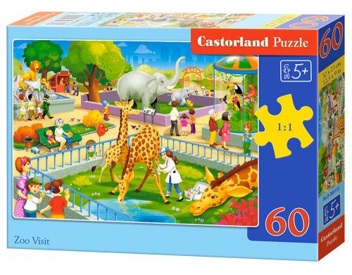 Castorland Zoo Visit, Puzzle 60 db-os (B-066155)