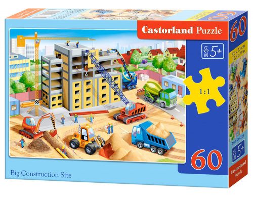 Castorland Big Construction Site , Puzzle 60 db-os (B-066223)