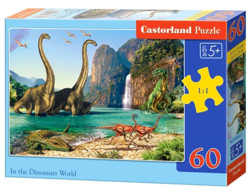 Castorland In the Dinosaurus World,Puzzle 60 db-os (B-06922-1)