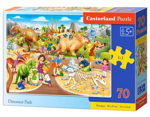 Castorland Dinosaur Park, Puzzle 70 db-os (B-070046)