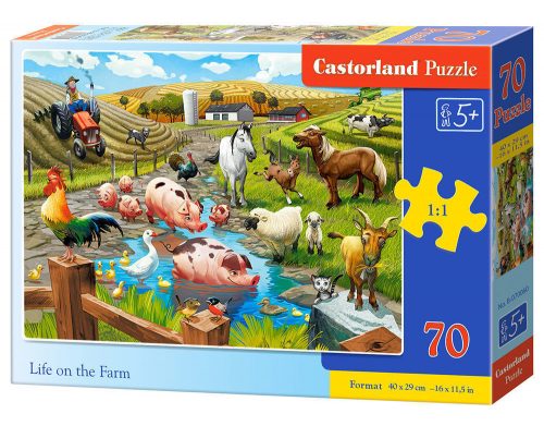 Castorland Life on the Farm, Puzzle 70 db-os (B-070060)