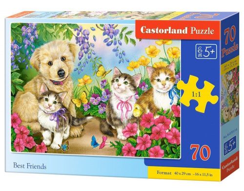 Castorland Best Friends , Puzzle 70 db-os (B-070114)