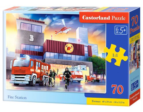 Castorland Fire Station Puzzle 70 db-os (B-070121)