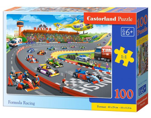 Castorland Formula Racing, Puzzle 100 db-os (B-111046)