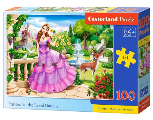 Castorland Princess in the Royal Garden, Puzzle 100 db-os (B-111091)