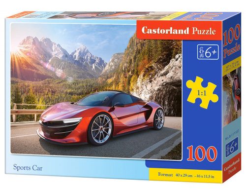 Castorland Sports Car, Puzzle 100 db-os (B-111107)