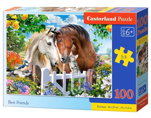 Castorland Best Friends, Puzzle 100 db-os (B-111121)