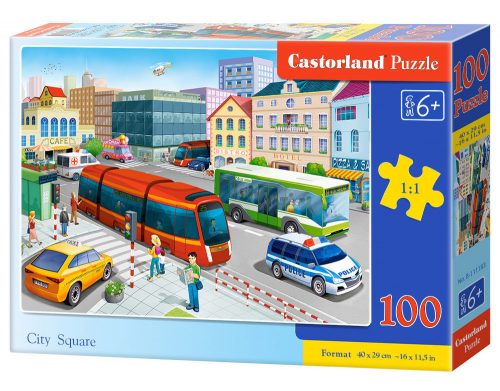 Castorland City Square Puzzle 100 db-os (B-111183)