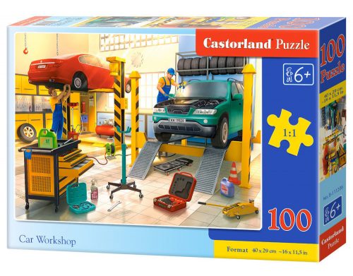 Castorland Car Workshop Puzzle 100 db-os (B-111206)