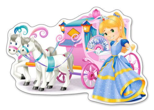 Castorland Princess Carriage,Puzzle 12 db-os maxi (B-120017)