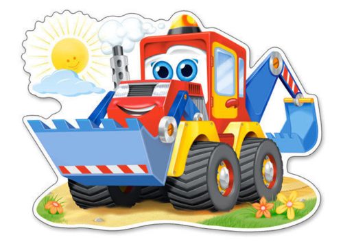 Castorland Funny Digger,Puzzle 12 db-os maxi (B-120024)