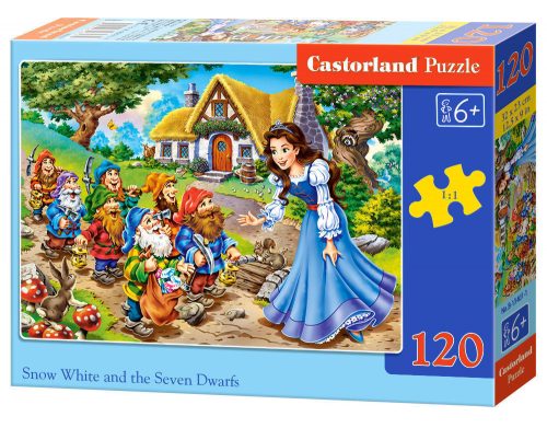 Castorland Snow White a.the Seven Dwarfs,Puzzle120 db-os (B-13401-1)