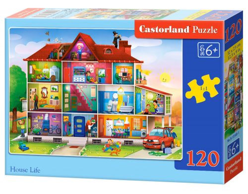 Castorland House Life Puzzle 120 db-os (B-13548-1)