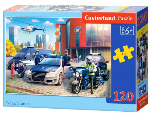 Castorland Police Station Puzzle 120 db-os (B-13562-1)