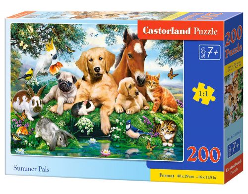 Castorland Summer Pals, Puzzle 200 db-os (B-222063)