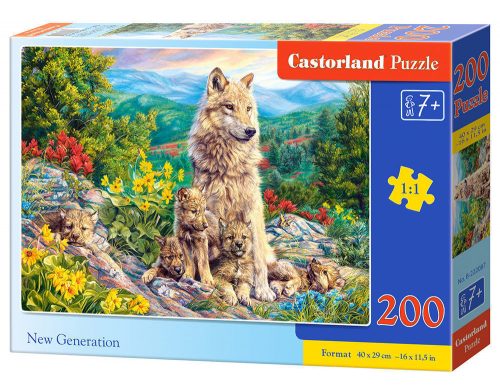 Castorland New Generation, Puzzle 200 db-os (B-222087)