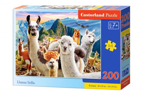 Castorland Llamas Selfie Puzzle 200 db-os (B-222193)