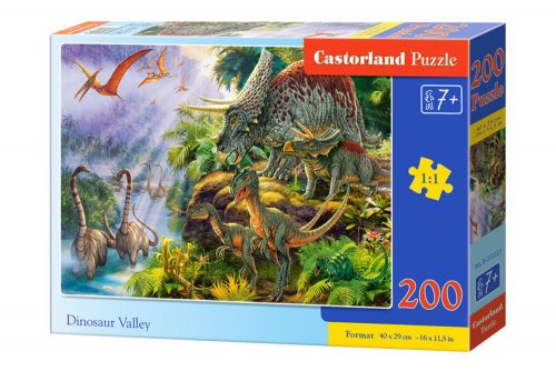 Castorland Dinosaur Valley Puzzle 200 db-os (B-222223)