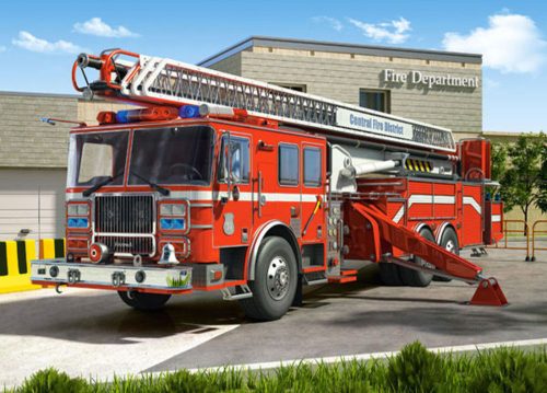 Castorland Fire Engine,Puzzle 260 db-os (B-27040-1)