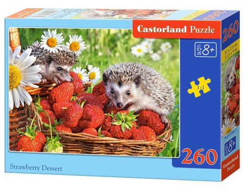 Castorland Strawberry Dessert, Puzzle 260 db-os (B-27484-1)