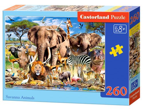 Castorland Savanna Animals Puzzle 260 db-os (B-27545-1)