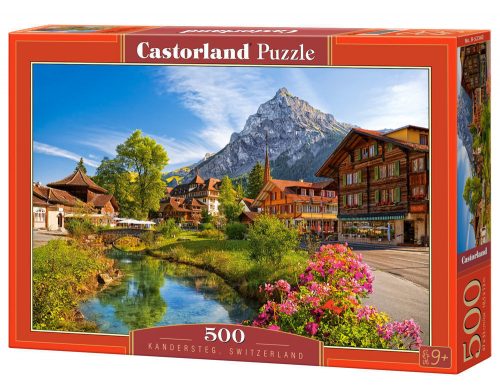 Castorland Kandersteg,Switzerland,Puzzle 500 db-os (B-52363)