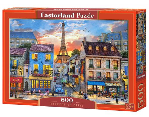 Castorland Streets of Paris, Puzzle 500 db-os (B-52684)