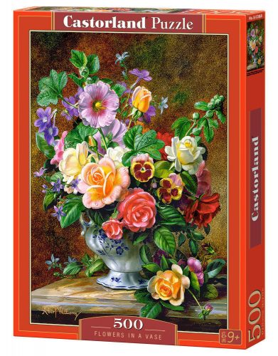 Castorland Flowers in a Vase, Puzzle 500 db-os (B-52868)