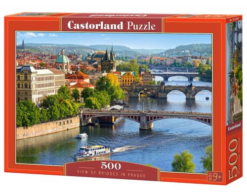 Castorland View of Bridges in Prague,Puzzle 500 Tei (B-53087)