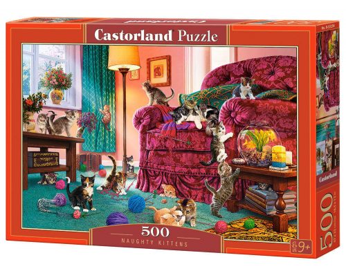 Castorland Naughty Kittens, Puzzle 500 db-os (B-53254)