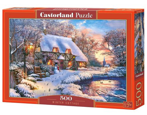 Castorland Winter Cottage, Puzzle 500 db-os (B-53278)