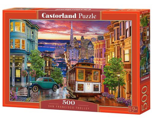 Castorland San Francisco Trolley, Puzzle 500 db-os (B-53391)