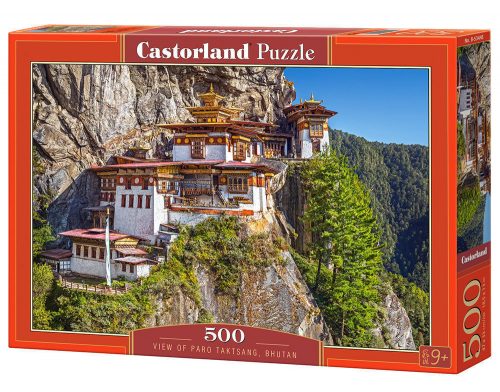 Castorland View of Paro Taktsang, Bhutan, Puzzle 500 db-os (B-53445)