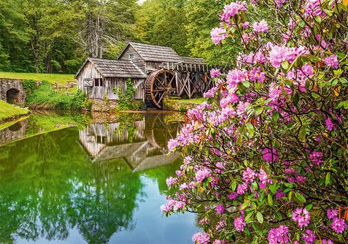 Castorland Mill by the Pond, Puzzle 500 db-os (B-53490)