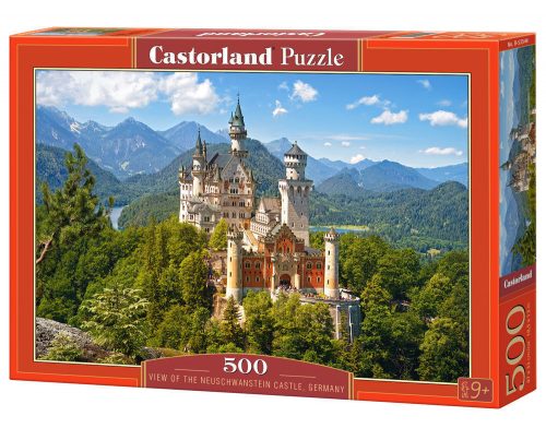 Castorland View of the Neuschwanstein Castle, Germany, Puzzle 500 db-os (B-53544)