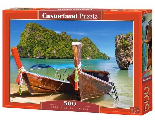 Castorland Khao Phing Kan, Thailand, Puzzle 500 db-os (B-53551)