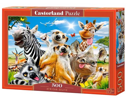 Castorland African Selfie Puzzle 500 db-os (B-53568)