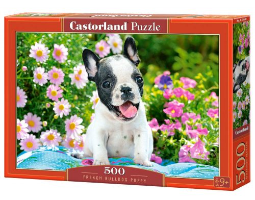 Castorland French Bulldog Puppy Puzzle 500 db-os (B-53650)