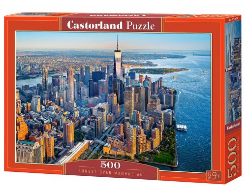 Castorland Sunset Over Manhattan Puzzle 500 db-os (B-53674)