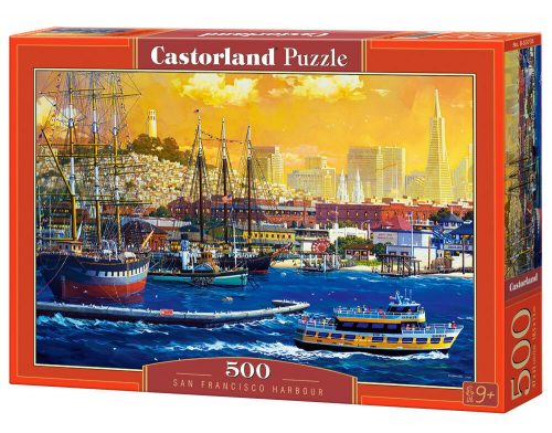 Castorland San Francisco Harbour Puzzle 500 db-os (B-53735)