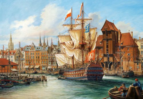 Castorland The Old Gdansk,Puzzle 1000 db-os (C-102914-2)