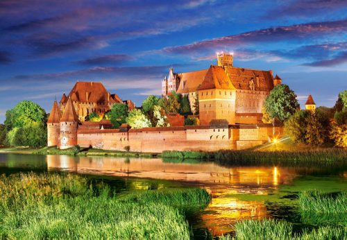 Castorland Malbork Castle, Poland,Puzzle 1000 db-os (C-103010-2)