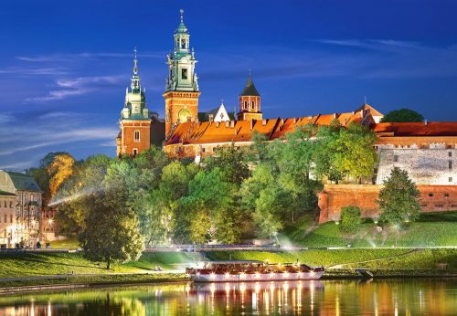 Castorland Wawel Castle by night,Poland,Puzzle 1000 (C-103027-2)